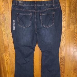 Lane Bryant Dark 26 Plus Boot Cut Jeans